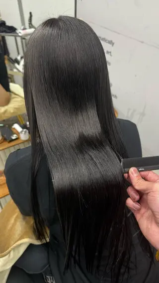 ミディアム 髪質改善縮毛矯正 ／💎shu💎のヘアスタイル