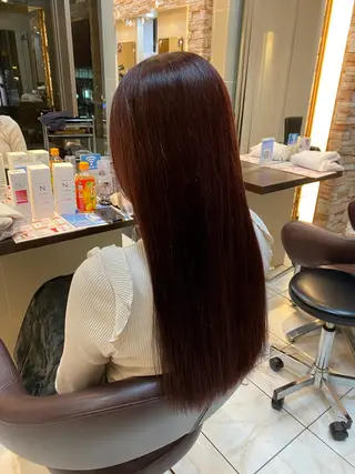 ロング ⭐️透明感カラー/ パーマ⭐️宮野翔のヘアスタイル