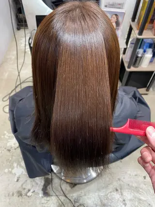 セミロング カラー レイヤー×髪質改善✨ 渋谷/佐藤侑哉のヘアスタイル