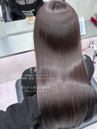 セミロング カラー the path shogo🌻のヘアスタイル