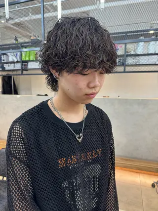 パーマ メンズ 新宿【メンズパーマ】 塩澤太一のヘアスタイル