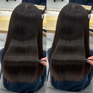 セミロング eN° by youres hair 銀座店所属・髪質改善/艶カラー /縮毛矯正/森田のヘアスタイル