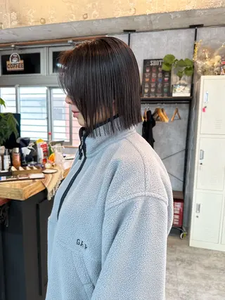 ショート C’LD hair  produce /シールドヘア所属・モテ髪/ボブ/ショー ト/アダチフウトのヘアスタイル