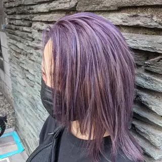 ミディアム カラー fuwat所属・秋葉原でカラーする なら🐉ちぇーたんのヘアスタイル