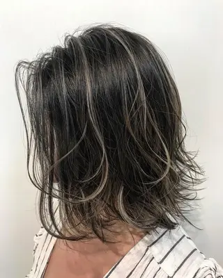 ミディアム カラー grow恵比寿【グロウ】髪質改善/ハイライト/ブリーチ/レイヤーカット所属・奥野 貴史　代表　レイヤーのヘアスタイル