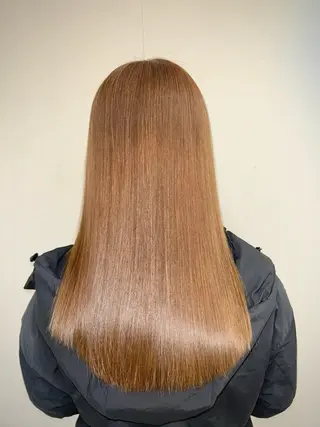 ロング カラー 及川 茜のヘアスタイル