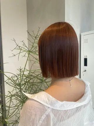 ショート カラー 渋谷レイヤーカット/ 暖色艶カラー🩵高橋のヘアスタイル