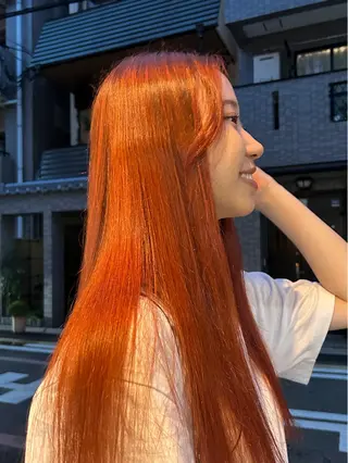 ロング カラー 京都/カラー/松野 翔のヘアスタイル