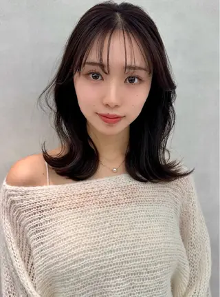 ミディアム カラー 🩷🌸増子美沙希 /暖色/髪質改善のヘアスタイル