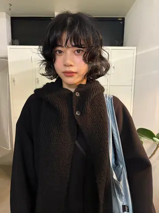 カラー nappe🐏 栄／矢場町のヘアスタイル