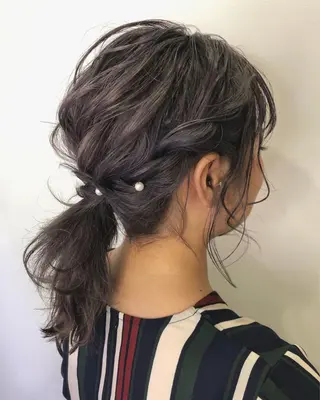 ヘアアレンジ hina☺︎ 髪質改善/ストレートのヘアスタイル