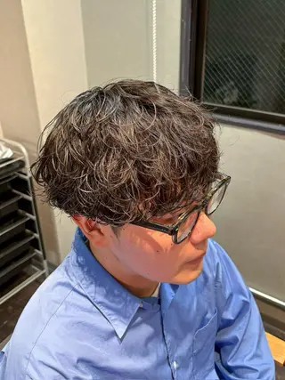 ショート カラー パーマ メンズ 🎧【パーマ師】 SOUMA🎧のヘアスタイル