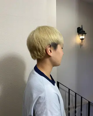 ミディアム パーマ メンズ 【阪急六甲 サロン ド ロイ】所属・メンズ特化 岸本 阪急六甲サロンドロイのヘアスタイル