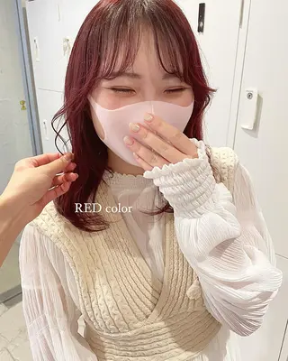 ミディアム カラー 佐藤 永夏のヘアスタイル