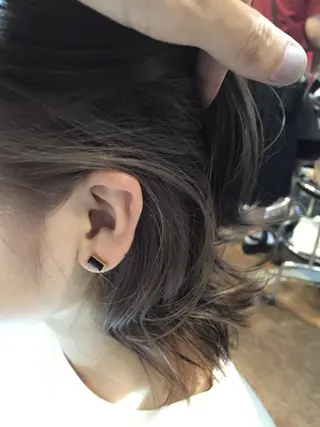 ショート ミディアム カラー 原宿サロン代表 デザインカラー伊藤卓のヘアスタイル