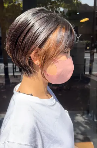 ショート ショートボブ／川崎 子安健太のヘアスタイル