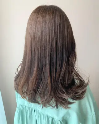ロング カラー hub hair レイヤー/透明感のヘアスタイル