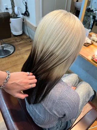 セミロング カラー 🫧艶髪デザイナー 🫧白石航汰のヘアスタイル