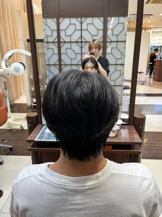 ショート パーマ メンズ AROH  men's cut&men's perm 船橋店所属・🧊メンズ特化🧊 高木航希のヘアスタイル