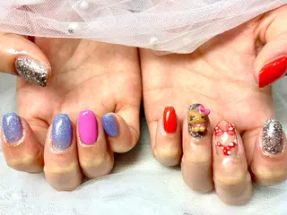 ネイル Queennail 北堀江megumiのネイルデザイン