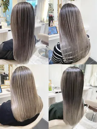 セミロング カラー 山崎俊輔/髪質改善 /バレイヤージュのヘアスタイル