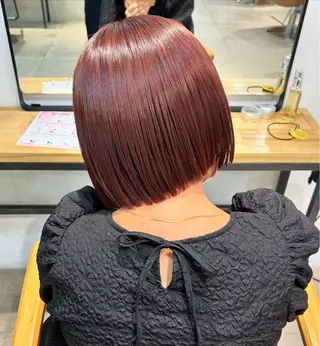 ショート じゅわっと暖色カラー 🍊Moemiのヘアスタイル