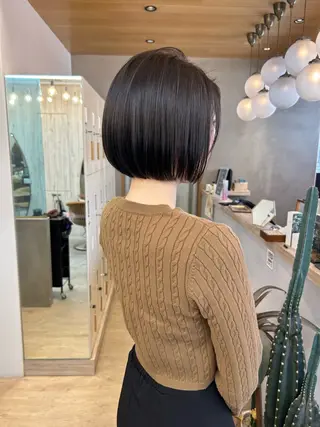 ショート 🩵縮毛矯正/ブリー チ/髪質改善/いつかのヘアスタイル