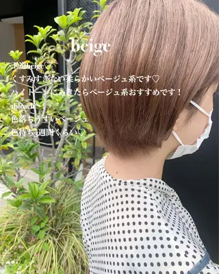 カラー ラベンダー/レイヤー スタイル🤎mamiのヘアスタイル