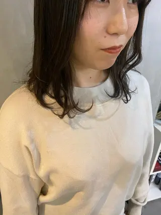 ミディアム カラー ヘアアレンジ stylist/蛯谷 珠里のヘアスタイル