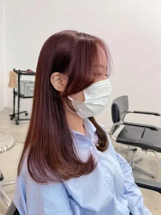 ミディアム GAME 天神所属・レイヤーカット指名 No.1💖マユカのヘアスタイル