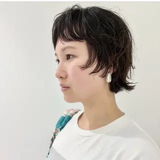 ショート カラー パーマ 🌿ショート🌿 パーマ🌿淳平のヘアスタイル