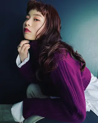 セミロング カラー ヘアアレンジ SALOWIN三軒茶屋店所属・髪質改善/艶髪 やまなかのヘアスタイル