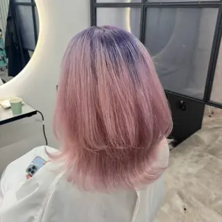 ミディアム カラー Ren. 🦋デザインカラーのヘアスタイル