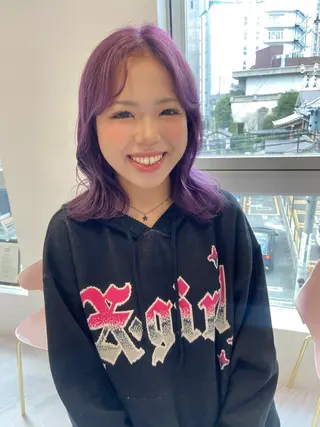 ミディアム 名駅/ハイトーン /Y2k/YUNAのヘアスタイル