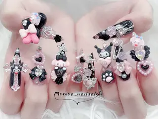ネイル MoMoA Nail ネイル長さ出し専門店のネイルデザイン