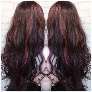 ロング カラー ヘアアレンジ Kimura Shinyaのヘアスタイル