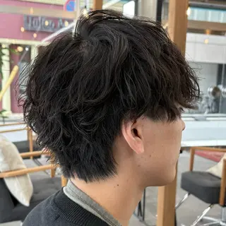 ショート パーマ メンズ いちか🤍 COQU千葉のヘアスタイル