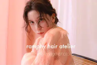 ロング ramphy 加藤 美羽のヘアスタイル