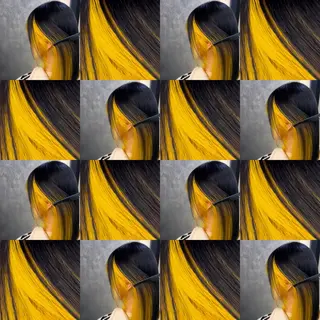 セミロング カラー DESIGNSALON LIA所属・問屋町のブリーチデザ イン屋さん🌈ゆうまのヘアスタイル