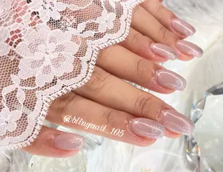 ネイル 23時まで❤︎韓国、 ワンホンネイルのネイルデザイン