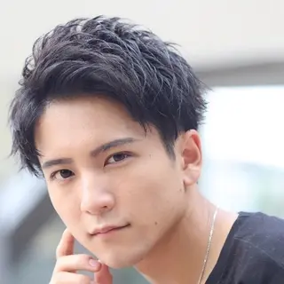 メンズ メンズ特化/パーマ/ ブリーチ/福島 千颯のヘアスタイル