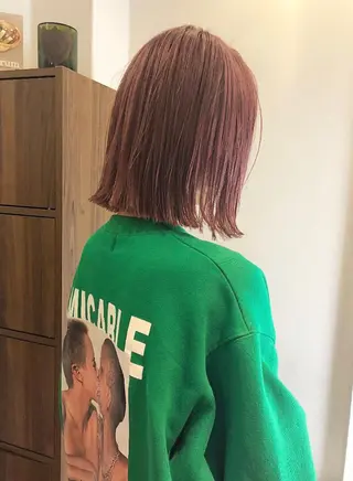 ミディアム カラー MIZUHO / ダブルカラー髪質改善のヘアスタイル