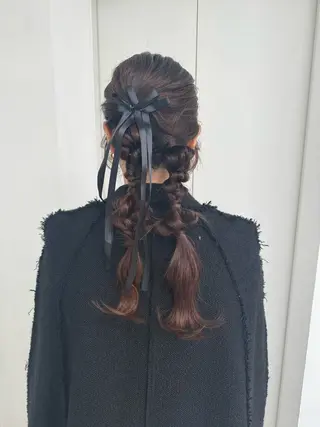 ロング ヘアアレンジ 絶対カワイイ保証💕 カワノ　チヒロのヘアスタイル