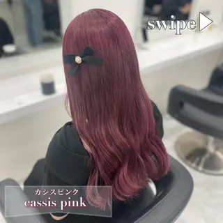 ロング カラー ヘアアレンジ 💗トレンドモテヘア Natsumi 💗のヘアスタイル