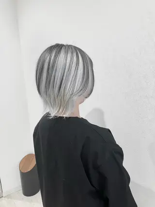 ショート カラー Re:st所属・Miyavi/カラー ショートボブのヘアスタイル