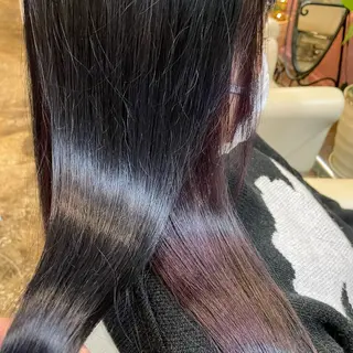 セミロング カラー パーマ ヘアアレンジ メンズ アイブロウ 表参道Lise おおいしおりのヘアスタイル