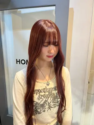 ロング カラー HOMIE TOKYO所属・sora / 渋谷 / ハイトーンのヘアスタイル