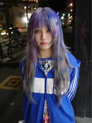 ロング カラー ウルフ/レイヤー/ 渋谷🔮Yudaiのヘアスタイル