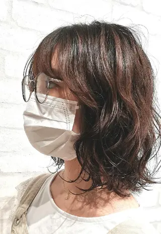 パーマ ミディアム SOIL岡崎稲熊店所属・熊倉 貞広のヘアスタイル