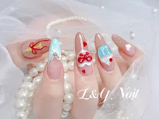 ネイル L&Y Nail🎀 思雪のネイルデザイン